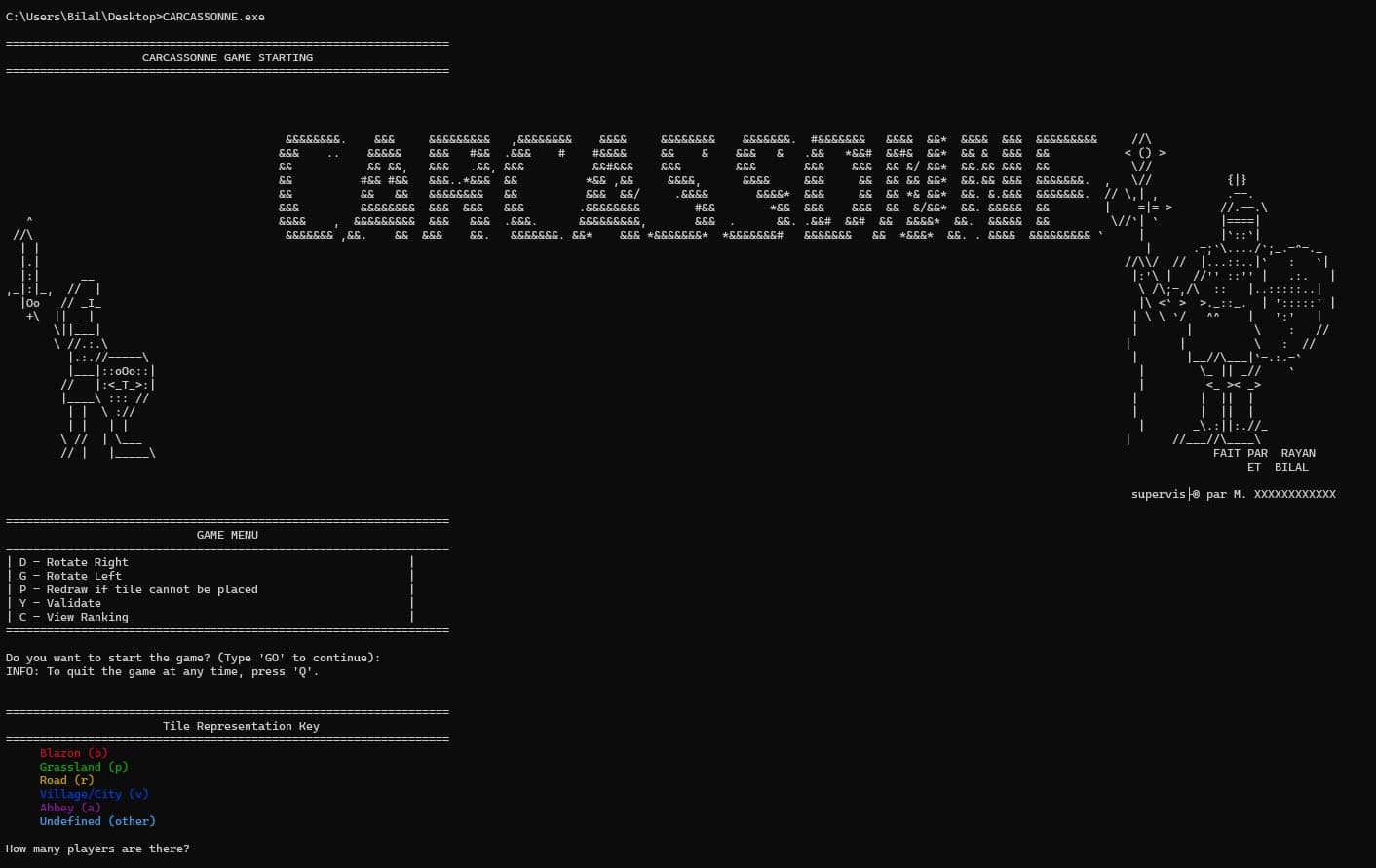 Carcassonne Digital Implementation